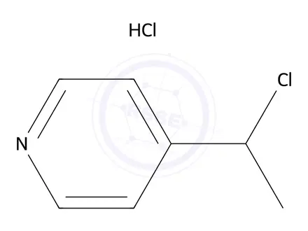 Chemical structure of 4-(1-Chloroethyl)pyridine hydrochloride