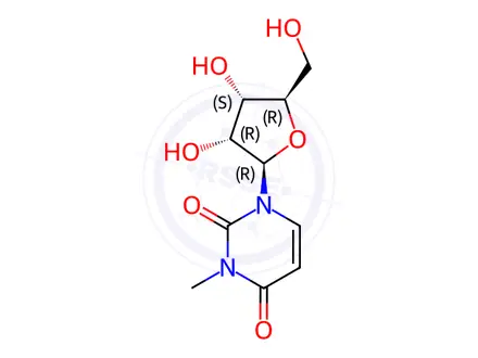 Chemical structure of Uridine Impurity 84