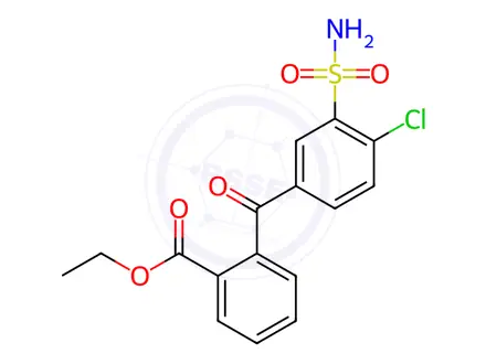 Chemical structure of Chlortalidone Impurity 3 (Chlortalidone EP Impurity C)