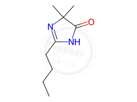 Chemical structure of 2-Butyl-5,5-dimethyl-1,5-dihydro-4H-imidazol-4-one