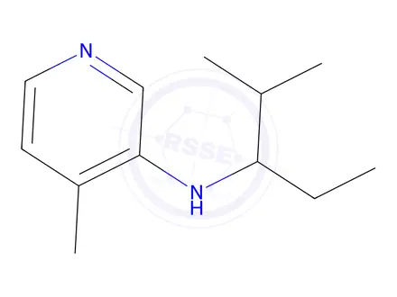 Chemical structure of 4-Methyl-N-(2-methylpentan-3-yl)pyridin-3-amine