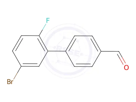 Chemical structure of 5'-Bromo-2'-fluoro-[1,1'-biphenyl]-4-carbaldehyde