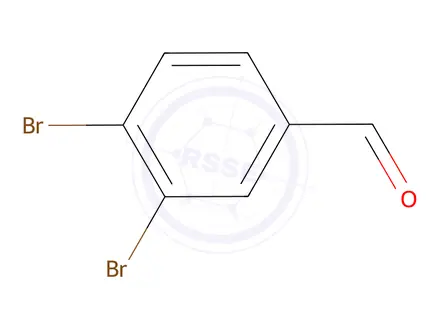 Chemical structure of 3,4-Dibromobenzaldehyde