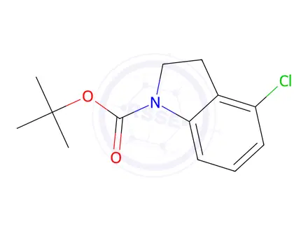 Chemical structure of tert-Butyl 4-chloroindoline-1-carboxylate