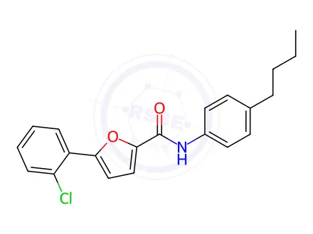 Chemical structure of N-(4-Butylphenyl)-5-(2-chlorophenyl)furan-2-carboxamide