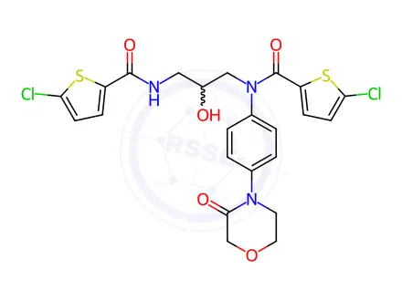 Chemical structure of Rivaroxaban Impurity 208