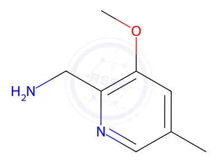 Chemical structure of (3-Methoxy-5-methylpyridin-2-yl)methanamine