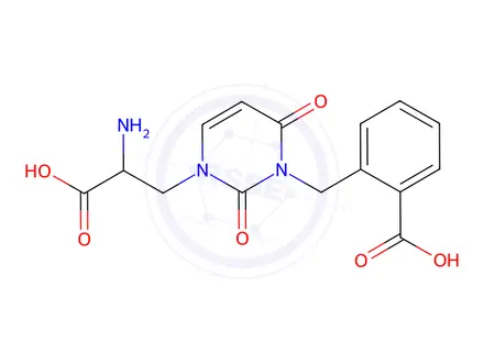 Chemical structure of UBP 296