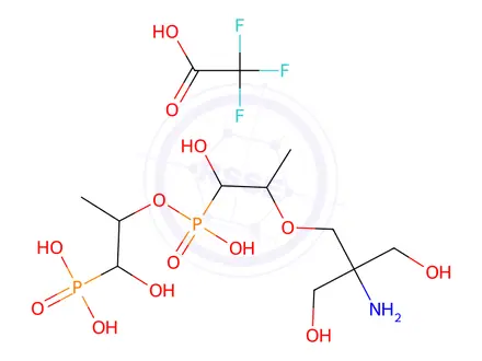 Chemical structure of Fosfomycin Trometamol EP Impurity D TFA salt