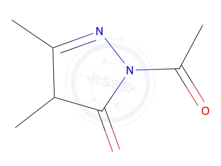 Chemical structure of 1-Acetyl-3,4-dimethyl-1H-pyrazol-5(4H)-one