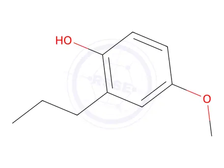 Chemical structure of 4-Methoxy-2-propylphenol