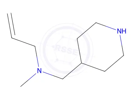 Chemical structure of N-methyl-N-(piperidin-4-ylmethyl)prop-2-en-1-amine