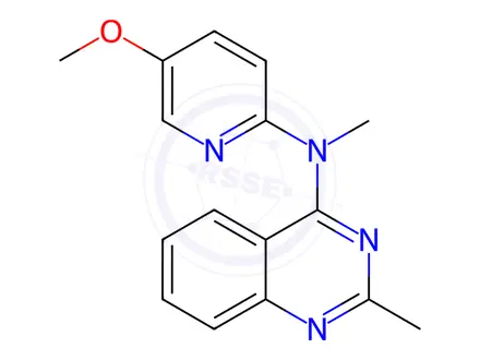 Chemical structure of N-(5-Methoxypyridin-2-yl)-N,2-dimethylquinazolin-4-amine