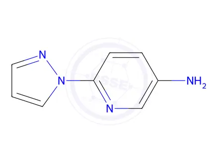 Chemical structure of 6-(1H-pyrazol-1-yl)pyridin-3-amine