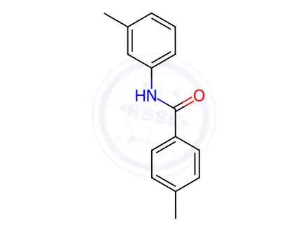 Chemical structure of 4-Methyl-N-(3-Methylphenyl)benzaMide, 97%