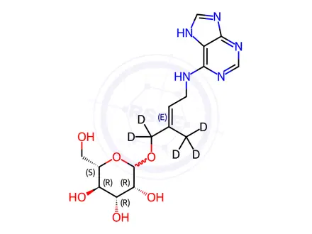 Chemical structure of Zeatin Impurity 27-d5