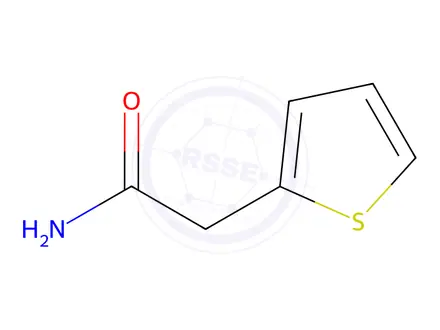 Chemical structure of 2-(Thiophen-2-yl)acetamide