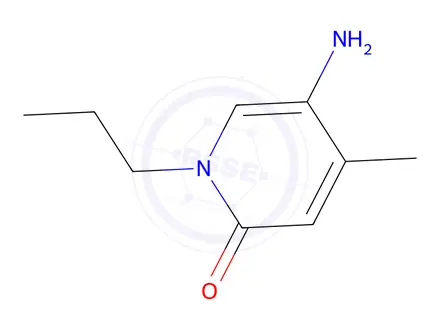 Chemical structure of 5-Amino-4-methyl-1-propylpyridin-2(1h)-one