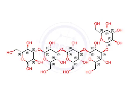 Chemical structure of Laminaripentaose