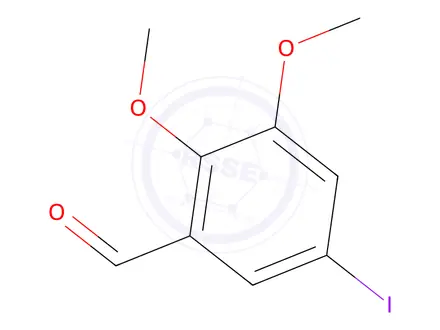 Chemical structure of 5-Iodo-2,3-dimethoxybenzaldehyde