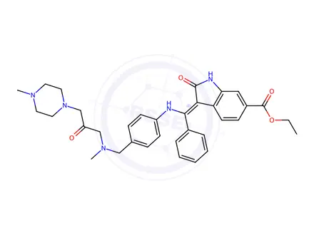 Chemical structure of Nintedanib Impurity 30