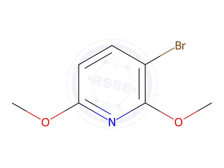 Chemical structure of 3-Bromo-2,6-dimethoxypyridine