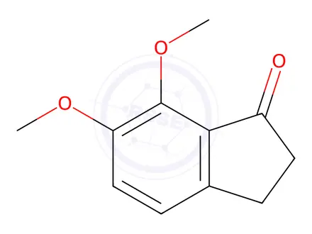 Chemical structure of 6,7-Dimethoxy-2,3-dihydroinden-1-one