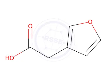 Chemical structure of 2-(Furan-3-yl)acetic acid