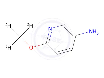 Chemical structure of 6-(methoxy-d3)pyridin-3-amine