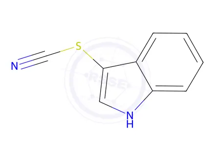 Chemical structure of 1H-Indole-3-ylthio cyanide
