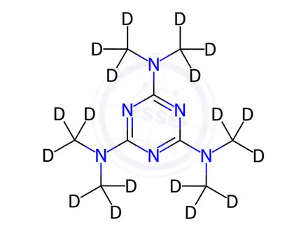 Chemical structure of Altretamine-d18