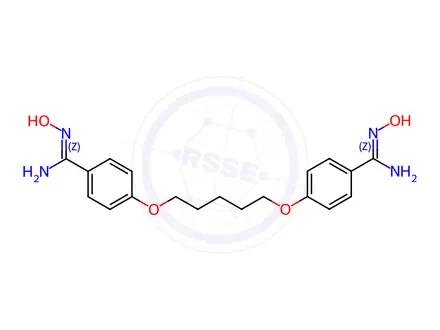 Chemical structure of Pentamidine Diamidoxime