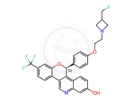 Chemical structure of Imlunestrant S Isomer