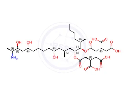 Chemical structure of Fumonisin B1