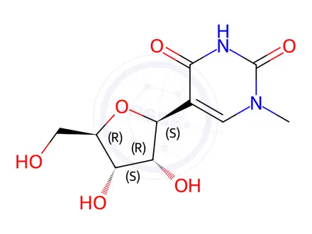 Chemical structure of N1-Methyl-Pseudouridine