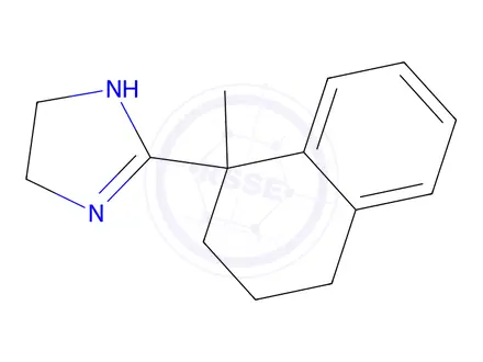 Chemical structure of 2-(1-Methyl-1,2,3,4-tetrahydronaphthalen-1-yl)-4,5-dihydro-1H-imidazole