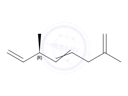 Chemical structure of (6R,4Z)-2,6-Dimethyl-1,4,7-octatriene