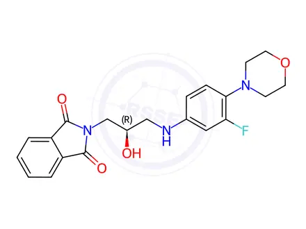 Chemical structure of Linezolid Impurity 14