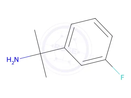 Chemical structure of 2-(3-Fluorophenyl)propan-2-amine