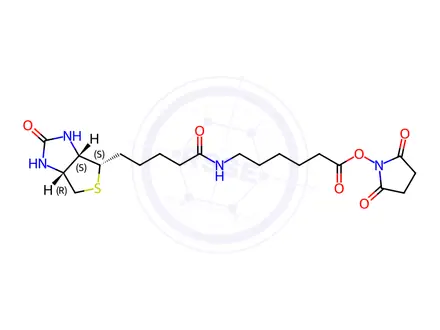 Chemical structure of Biotin Impurity 75