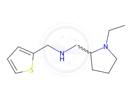 Chemical structure of 1-(1-Ethylpyrrolidin-2-yl)-N-(thiophen-2-ylmethyl)methanamine