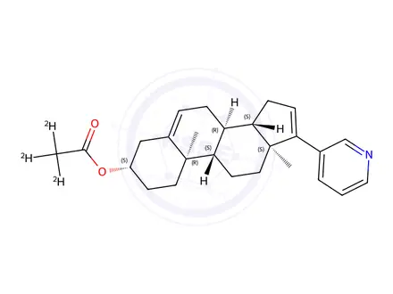 Chemical structure of Abiraterone acetate-D3