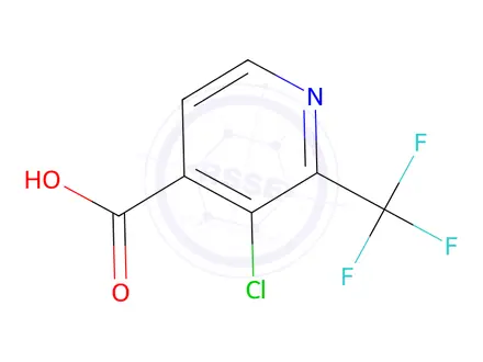 Chemical structure of 3-Chloro-2-(trifluoromethyl)isonicotinic acid