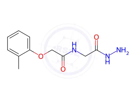 Chemical structure of N-Hydrazinocarbonylmethyl-2-o-tolyloxy-acetamide