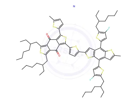 Chemical structure of PBDB-T-2F / PM6