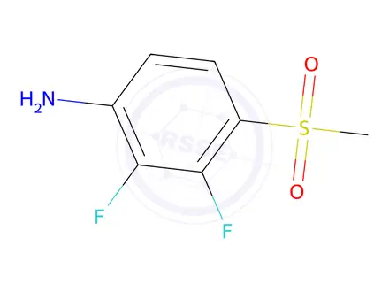 Chemical structure of 2,3-Difluoro-4-(methylsulfonyl)aniline