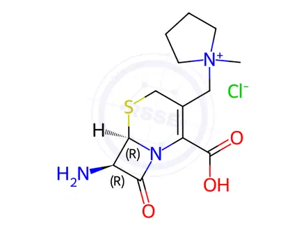 Chemical structure of Cefepime EP Impurity E(Chloride Salt)