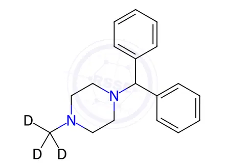 Chemical structure of Cyclizine D3 (N-methyl D3)