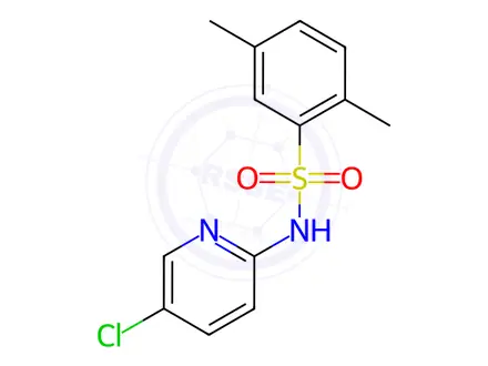 Chemical structure of N-(5-Chloropyridin-2-yl)-2,5-dimethylbenzenesulfonamide