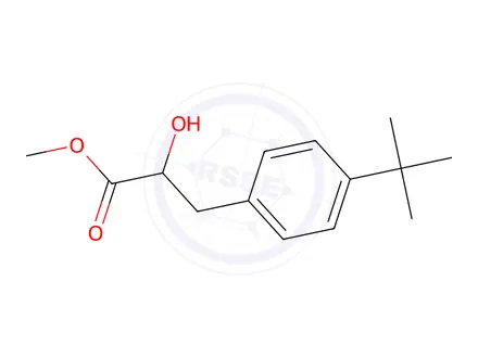 Chemical structure of Methyl 3-(4-(tert-butyl)phenyl)-2-hydroxypropanoate